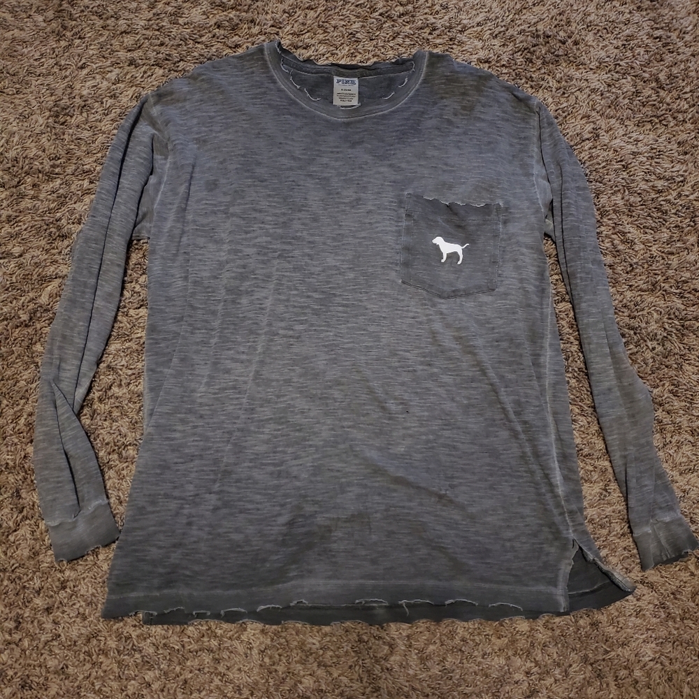vs pink long sleeve t-shirt